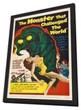 The Monster That Challenged the World 27 x 40 Movie Poster - Style B - in Deluxe Wood Frame