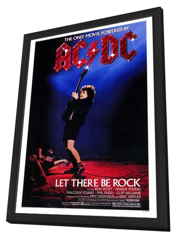 Let There Be Rock 27 x 40 Movie Poster - Style A - in Deluxe Wood Frame