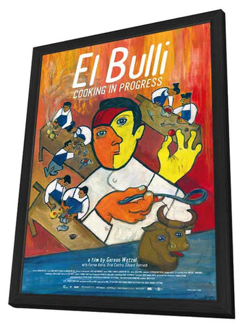 El Bulli: Cooking in Progress 11 x 17 Movie Poster - German Style A - in Deluxe Aluminum Frame