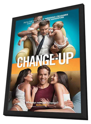 The Change-Up 11 x 17 Movie Poster - Style A - in Deluxe Aluminum Frame