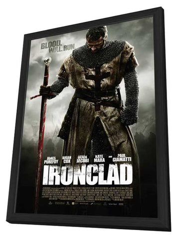 Ironclad 11 x 17 Movie Poster - Style A - in Deluxe Aluminum Frame