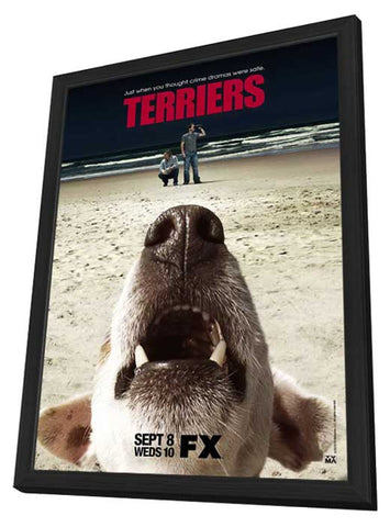 Terriers (TV) 11 x 17 TV Poster - Style A - in Deluxe Aluminum Frame