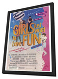 Girls Just Want to Have Fun 27 x 40 Movie Poster - Style A - in Deluxe Wood Frame