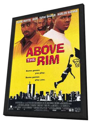 Above the Rim 11 x 17 Movie Poster - Style B - in Deluxe Aluminum Frame
