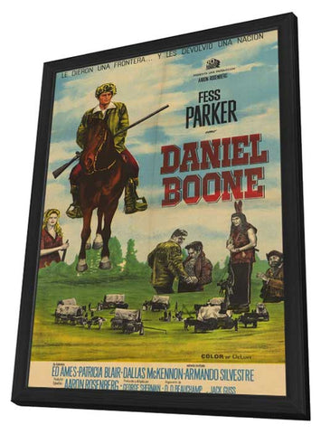 Daniel Boone (TV) 11 x 17 TV Poster - Style A - in Deluxe Aluminum Frame