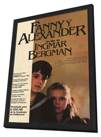 Fanny and Alexander 11 x 17 Movie Poster - Argentine Style A - in Deluxe Wood Frame