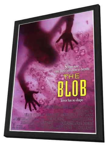 The Blob 11 x 17 Movie Poster - Style A - in Deluxe Wood Frame