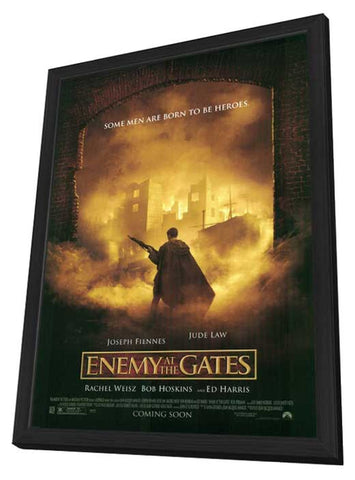 Enemy at the Gates 11 x 17 Movie Poster - Style B - in Deluxe Aluminum Frame