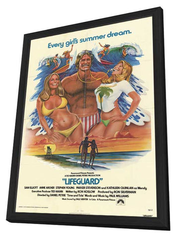 Lifeguard 11 x 17 Movie Poster - Style A - in Deluxe Aluminum Frame