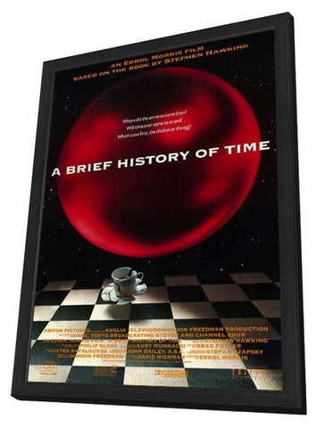 A Brief History of Time 11 x 17 Movie Poster - Style A - in Deluxe Aluminum Frame