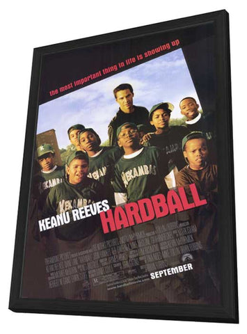 Hardball 11 x 17 Movie Poster - Style A - in Deluxe Aluminum Frame
