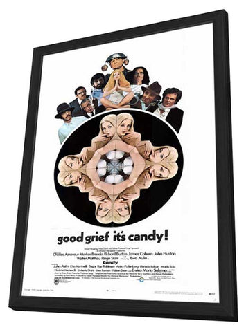 Candy 11 x 17 Movie Poster - Style A - in Deluxe Aluminum Frame