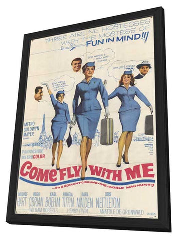 Come Fly With Me 11 x 17 Movie Poster - Style B - in Deluxe Aluminum Frame