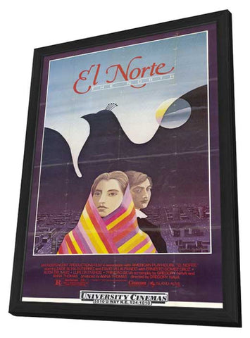 El Norte 11 x 17 Movie Poster - Style A - in Deluxe Aluminum Frame