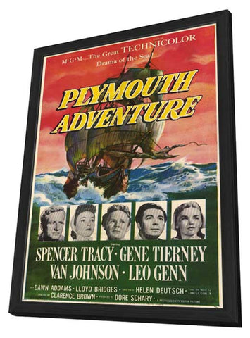 Plymouth Adventure 11 x 17 Movie Poster - Style A - in Deluxe Aluminum Frame