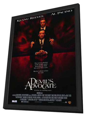 Devil's Advocate 11 x 17 Movie Poster - Style A - in Deluxe Aluminum Frame