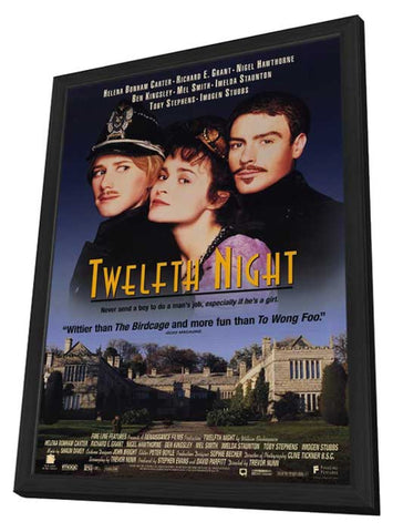 Twelfth Night 11 x 17 Movie Poster - Style A - in Deluxe Wood Frame
