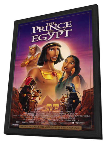 The Prince of Egypt 11 x 17 Movie Poster - Style B - in Deluxe Aluminum Frame