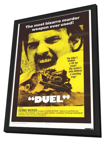 Duel 11 x 17 Movie Poster - Style A - in Deluxe Aluminum Frame