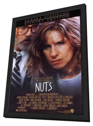 Nuts 11 x 17 Movie Poster - Style A - in Deluxe Aluminum Frame