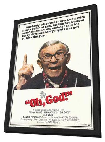 Oh, God! 11 x 17 Movie Poster - Style B - in Deluxe Aluminum Frame
