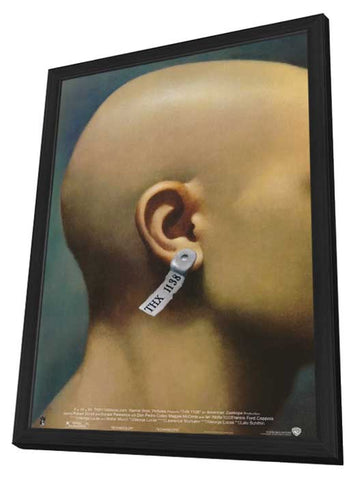 THX-1138 11 x 17 Movie Poster - Style C - in Deluxe Aluminum Frame
