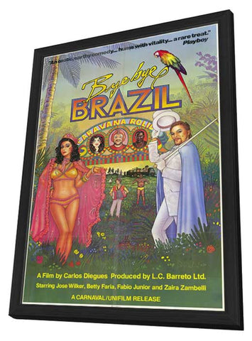 Bye Bye Brazil 11 x 17 Movie Poster - Style A - in Deluxe Aluminum Frame