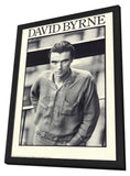 David Byrne 11 x 17 Music Poster - Style A - in Deluxe Aluminum Frame