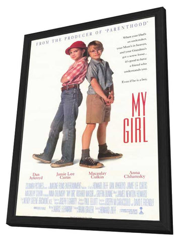 My Girl 11 x 17 Movie Poster - Style B - in Deluxe Aluminum Frame