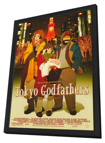 Tokyo Godfathers 11 x 17 Movie Poster - Style A - in Deluxe Aluminum Frame