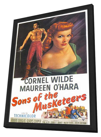 At Sword's Point 11 x 17 Movie Poster - Style A - in Deluxe Aluminum Frame