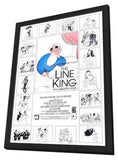 The Line King: The Al Hirschfeld Story 11 x 17 Movie Poster - Style A - in Deluxe Aluminum Frame