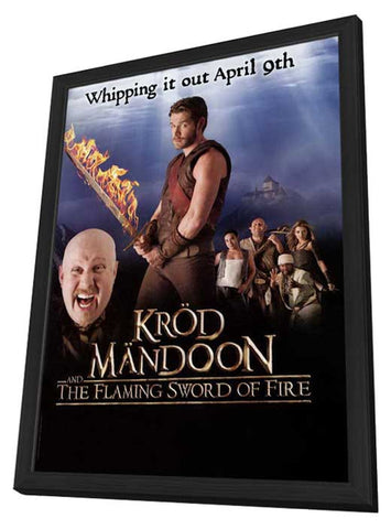 Krod Mandoon and the Flaming Sword of Fire (TV) 11 x 17 TV Poster - Style A - in Deluxe Aluminum Frame