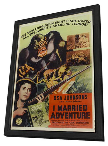 I Married Adventure 11 x 17 Movie Poster - Style A - in Deluxe Aluminum Frame