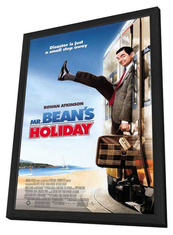 Mr. Bean's Holiday 11 x 17 Movie Poster - Style A - in Deluxe Wood Frame