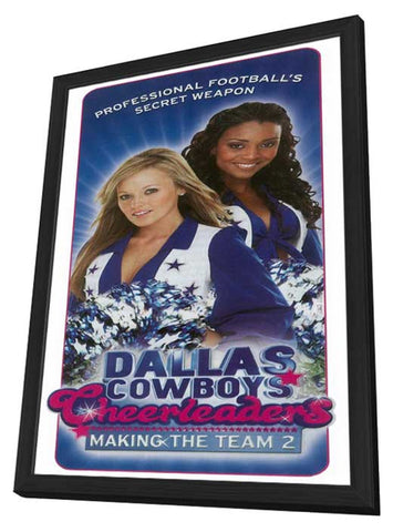 Dallas Cowboys Cheerleaders, Making the Team 2 11 x 17 TV Poster - Style A - in Deluxe Aluminum Frame