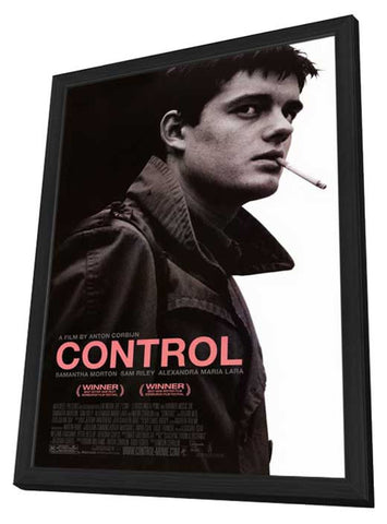Control 11 x 17 Movie Poster - Style A - in Deluxe Aluminum Frame