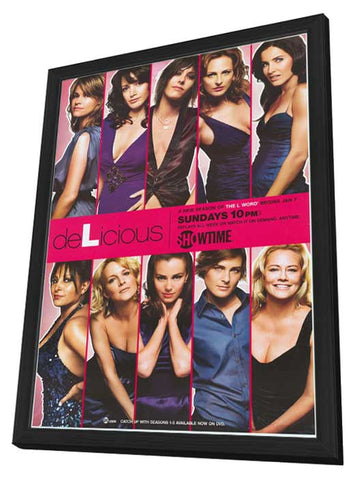 The L Word 11 x 17 Movie Poster - Style A - in Deluxe Aluminum Frame