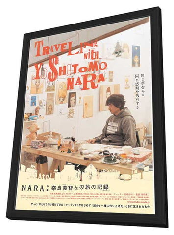 Nara: Nara Yoshitomo to no tabi no kiroku 11 x 17 Movie Poster - Japanese Style A - in Deluxe Aluminum Frame