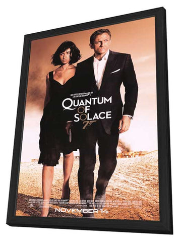 Quantum of Solace 11 x 17 Movie Poster - Style I - in Deluxe Aluminum Frame