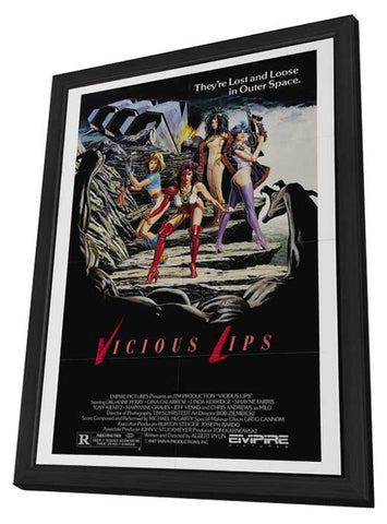 Vicious Lips 11 x 17 Movie Poster - Style A - in Deluxe Aluminum Frame
