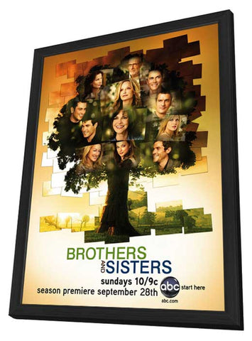 Brothers & Sisters (TV) 11 x 17 TV Poster - Style D - in Deluxe Aluminum Frame