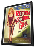 Reform School Girl 11 x 17 Retro Book Cover Poster - in Deluxe Aluminum Frame