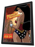 Wonder Woman 11 x 17 Movie Poster - Style A - in Deluxe Aluminum Frame