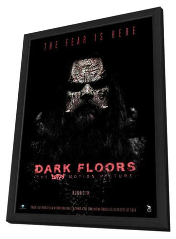 Dark Floors 11 x 17 Movie Poster - French Style A - in Deluxe Wood Frame