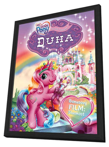 My Little Pony: The Runaway Rainbow 11 x 17 Movie Poster - Czchecoslovakian Style A - in Deluxe Wood Frame