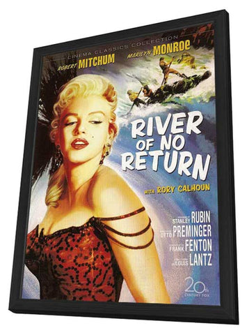 River of No Return 11 x 17 Movie Poster - Style B - in Deluxe Aluminum Frame