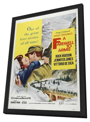 A Farewell to Arms 11 x 17 Movie Poster - Style A - in Deluxe Aluminum Frame