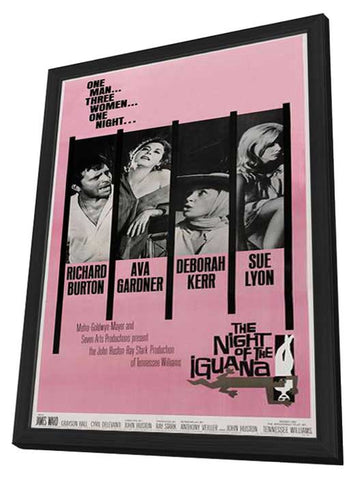 The Night of the Iguana 11 x 17 Movie Poster - Style C - in Deluxe Aluminum Frame