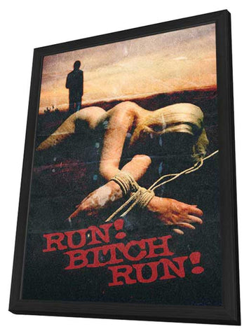 Run! Bitch Run! 11 x 17 Movie Poster - Style A - in Deluxe Aluminum Frame